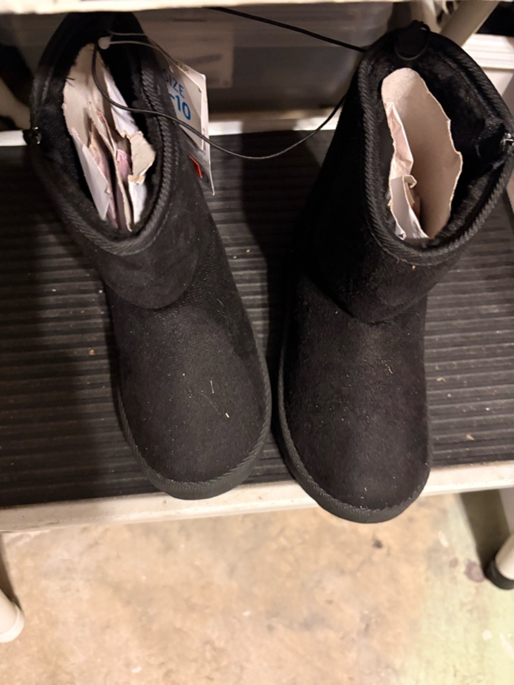 Kids Black Winter Boots